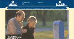 Desktop Screenshot of ericsonmemorials.com